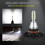 2pcs Auto LED Bulb H27 LED 880 881 P13W 5202 H16 LED PSX24W PSX26W Car Fog Light 1800LM Day Running Light Drving Lamp 12V White