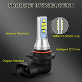 S&D 2pcs 9006 HB4 LED Bulbs Fog Lights 12V 1400LM Car Light Canbus Running Light Lamp Drving Bulb Auto 6000k White