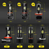 S&D 2pcs Car LED Lamps H11 H8 LED Bulbs HB4 Led HB3 9006 9005 P13W Yellow amber White 1200Lm 12V Car Driving Lamp Replace Lights